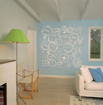 Wall Design  Living Room on More Nursery Wall Designs    The Dirt On Pregnancy Weblog